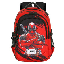 Mochila Plus Bad Deadpool Marvel 44cm